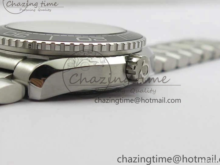 0116 Planet Ocean 39.5mm Black Ceramic Bezel SS VSF 1:1 Best Edition Black Dial on SS Bracelet A Stretchable 7890